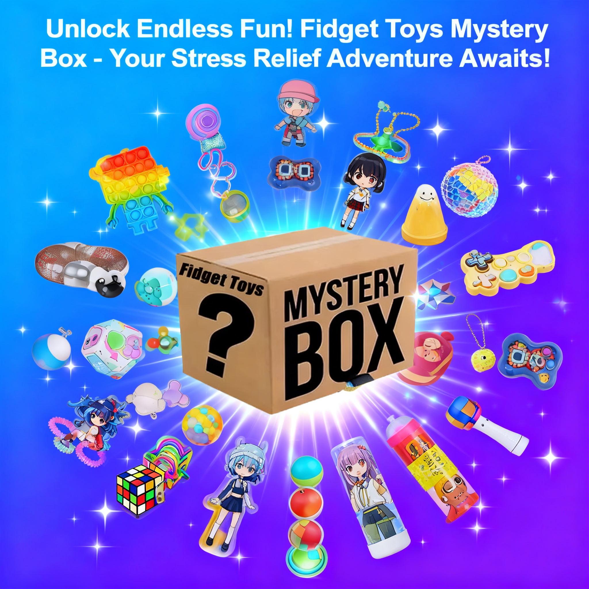 Kids Toys Low Price - Mystery Fidget Toys Bag for Kids