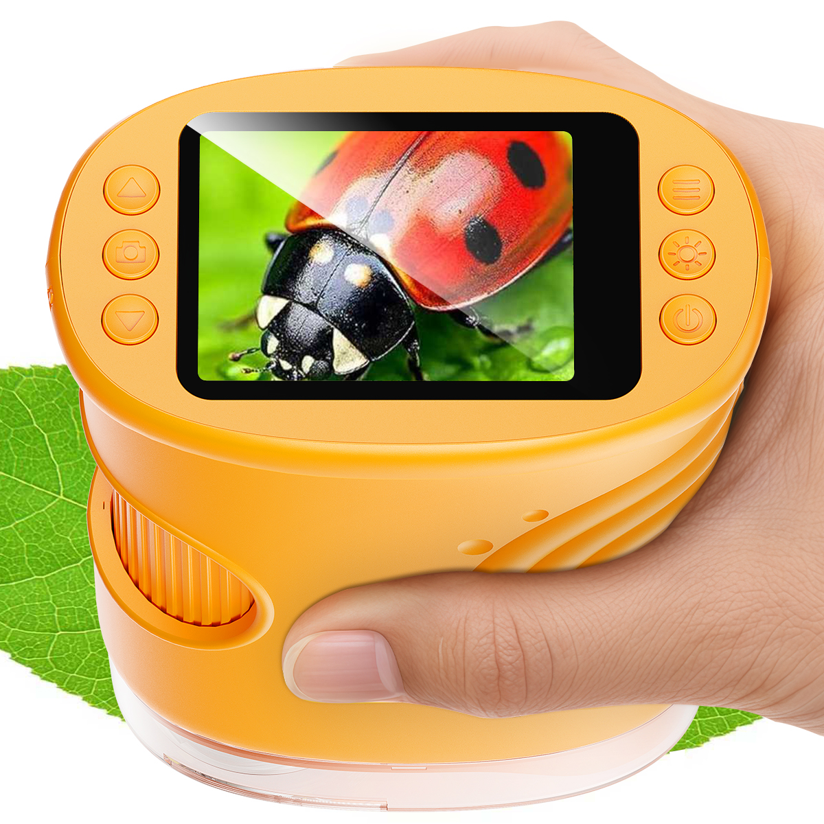 Microscope Kids Science - 1000X Handheld Microscope for Kids 2.0