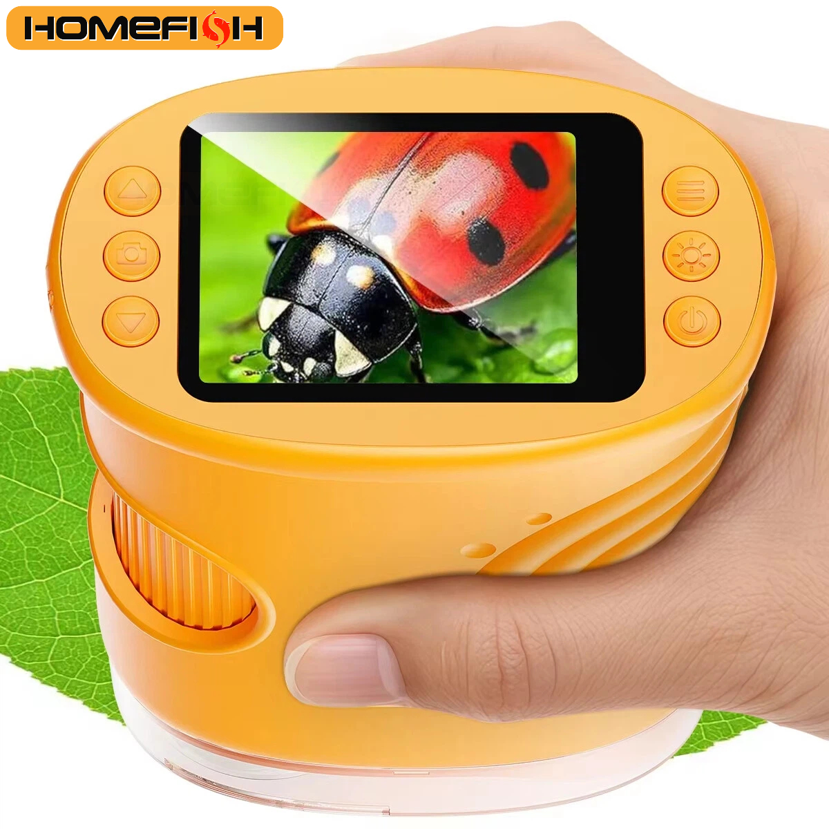 Microscope Kids Science - 1000X Handheld Microscope for Kids 2.0