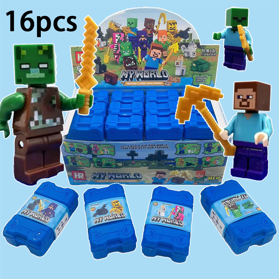 Kids Toys Deals - 16pcs Anime My World Figure Action