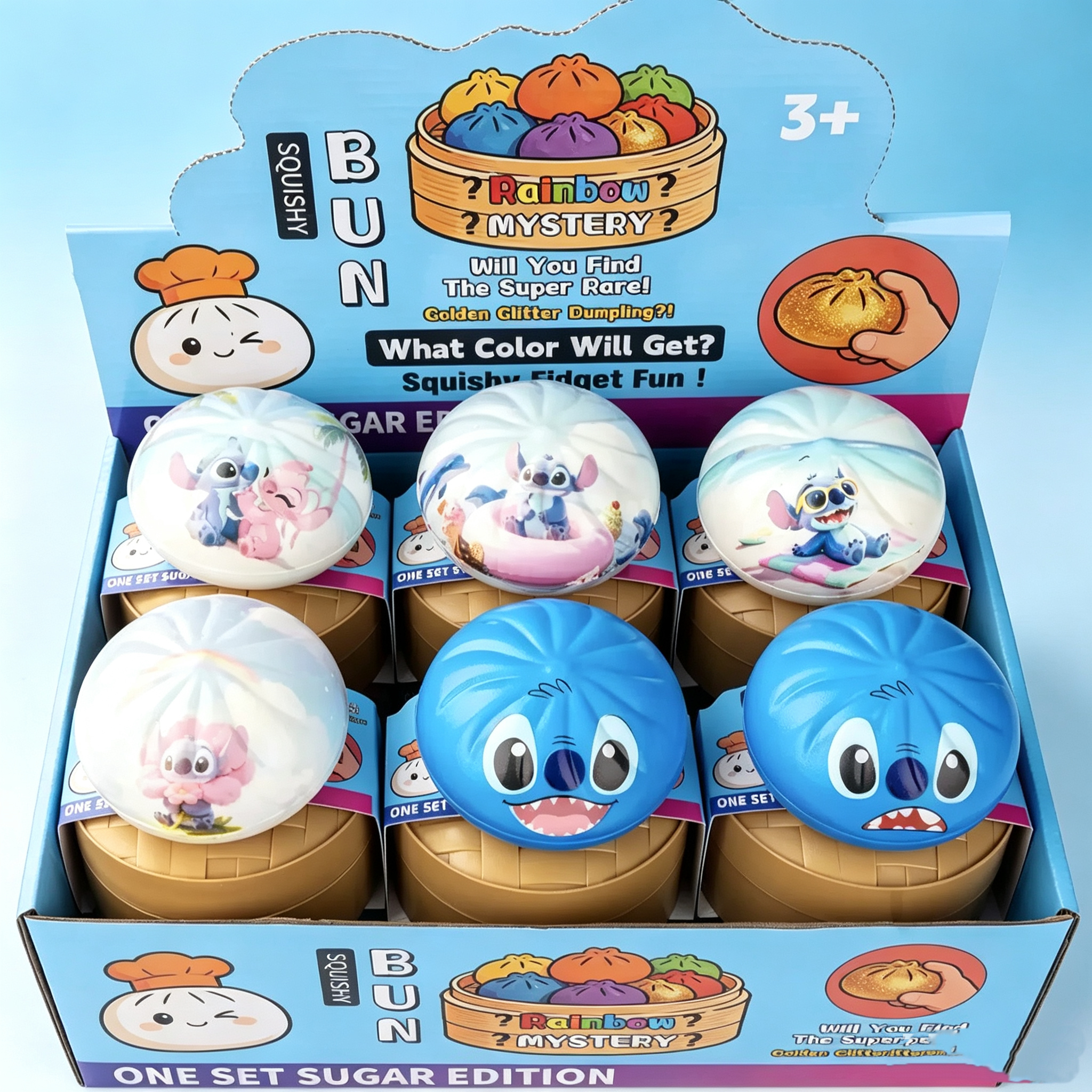 Kids Toys 3 Year Old - Stitch Zai expression pu decompression pinch