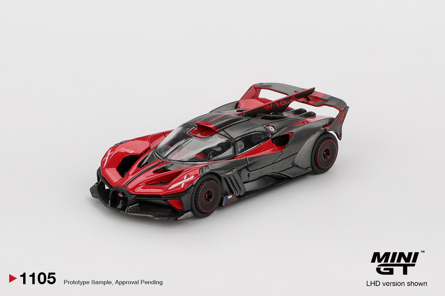 Kids Y Toys - MINIGT 1/64 Bugatti Bolide Red MGT01105-CH