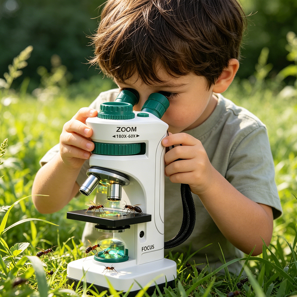 Microscope 60-120x Lab Handhel - огляд і ціна Microscope Kids Science