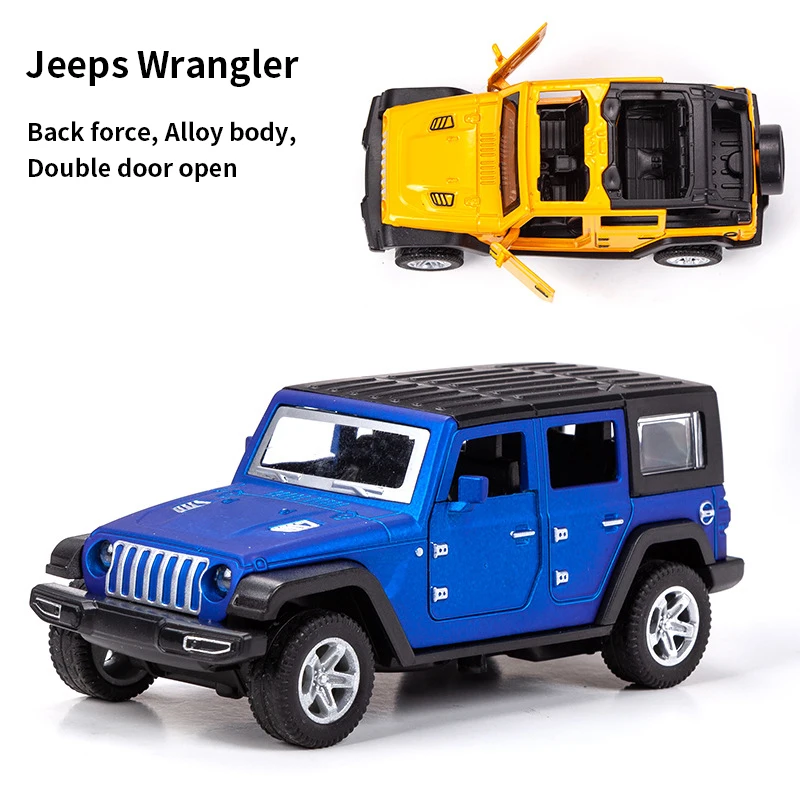 Bagged 1:36 alloy JEEPS Wrangl - огляд і ціна Kids Toys Jeep