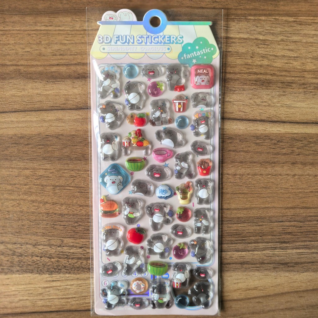 4Pcs 3D Embossed Crystal Anima - огляд і ціна Kids Toys Stores