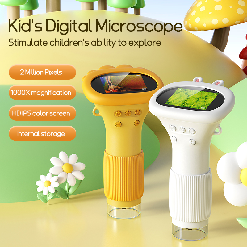 2.0 Inch Mini Pocket Microscop - огляд і ціна Microscope Kids Science