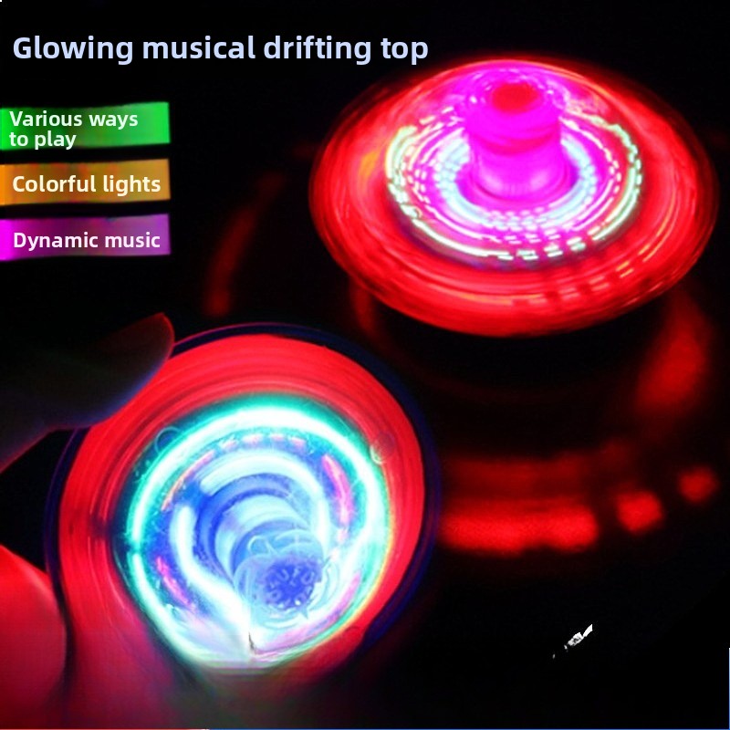 UFO Flashing Music Gyro Electr - огляд і ціна Spin Top Gyro Toy