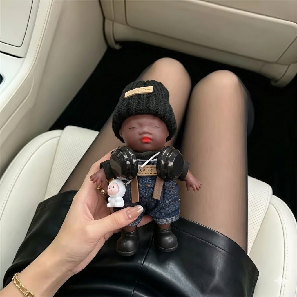14cmin Stock  Black Baby Natas - огляд і ціна Kids Toys Low Price