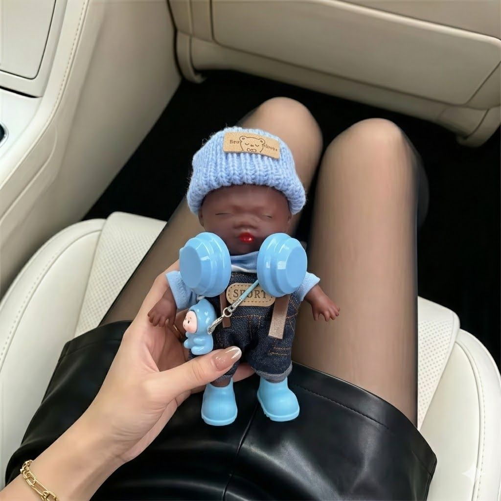 14cmin Stock  Black Baby Natas - огляд і ціна Kids Toys Low Price
