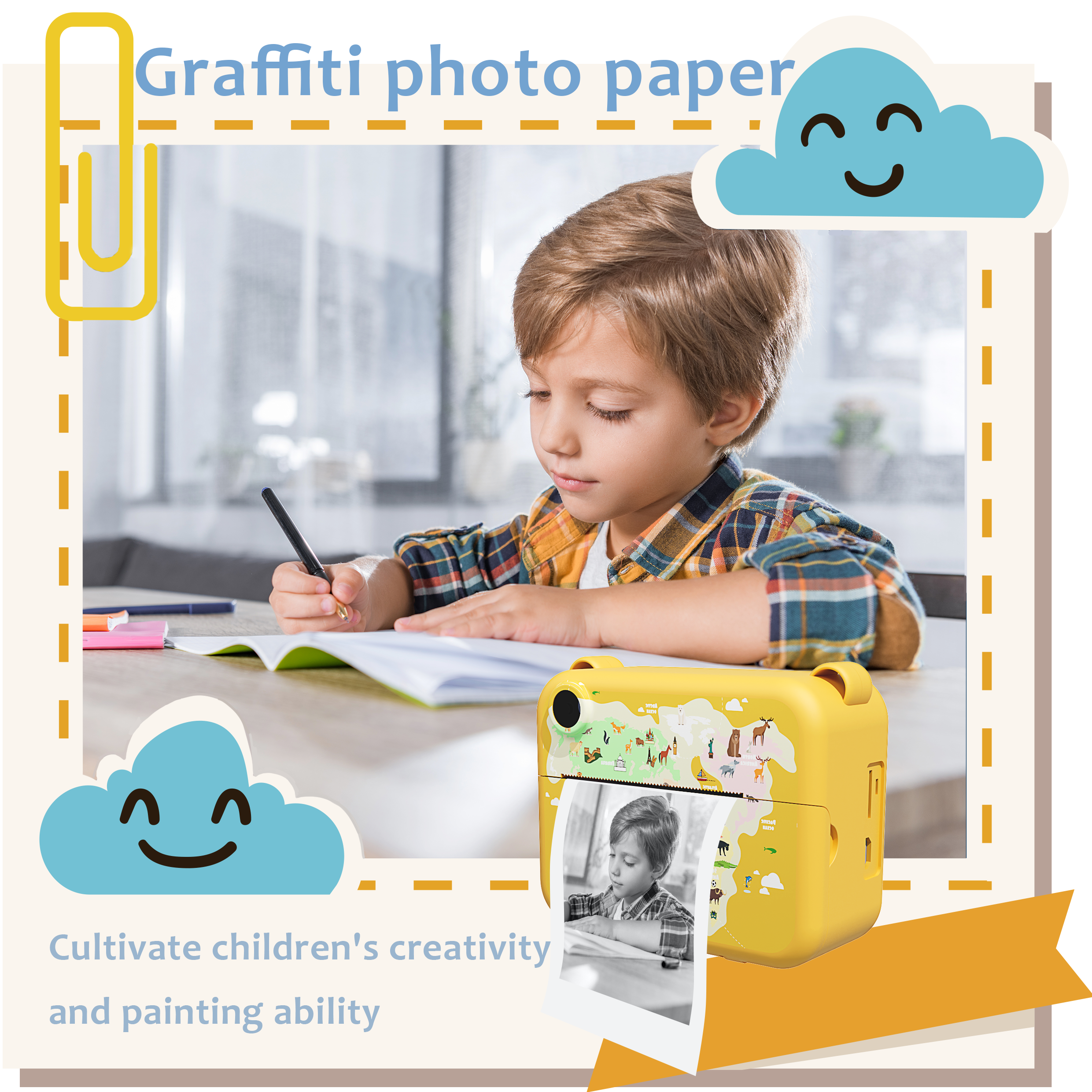 kids instant print camera 1080 - огляд і ціна Kids Toys 3 Year Old