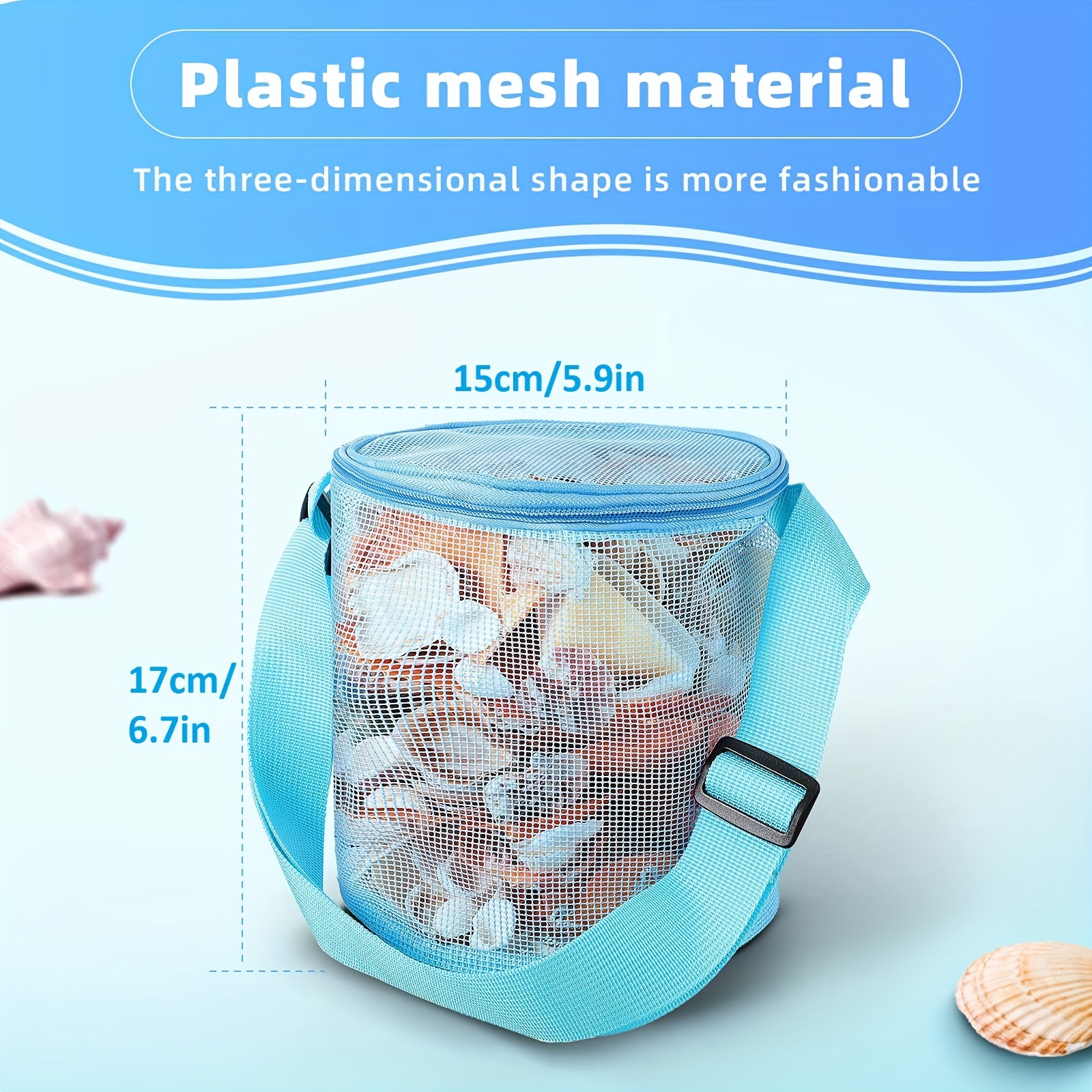 Colorful Beach Toys Mesh Beach - огляд і ціна Kids Zipper Toys