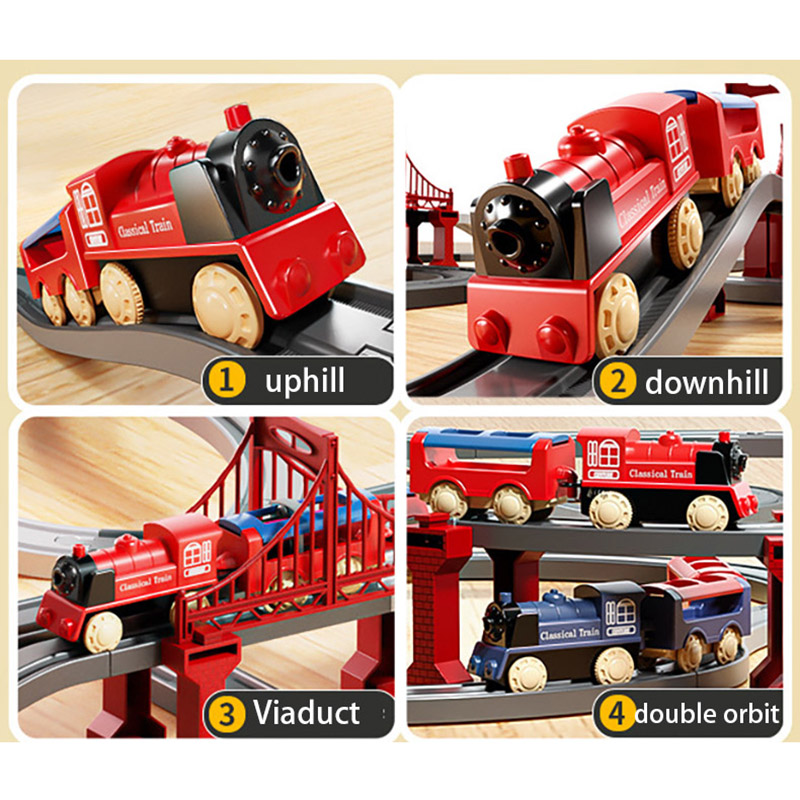 44Pcs/set Electric Train Track - огляд і ціна Kids Toys 3 Year Old