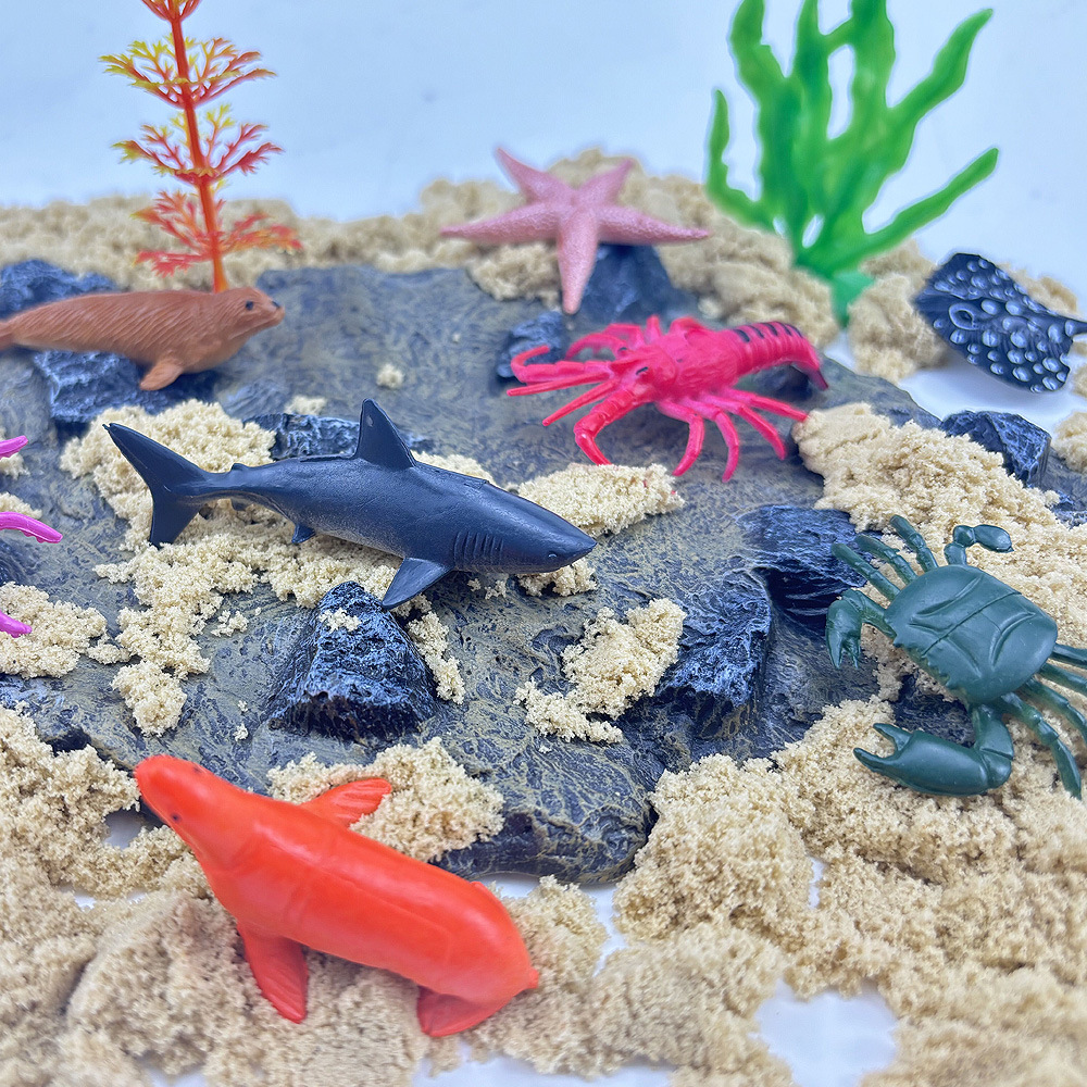 12pcs Ocean Sea Life Set Anima - огляд і ціна Kids Toys 3 Year Old