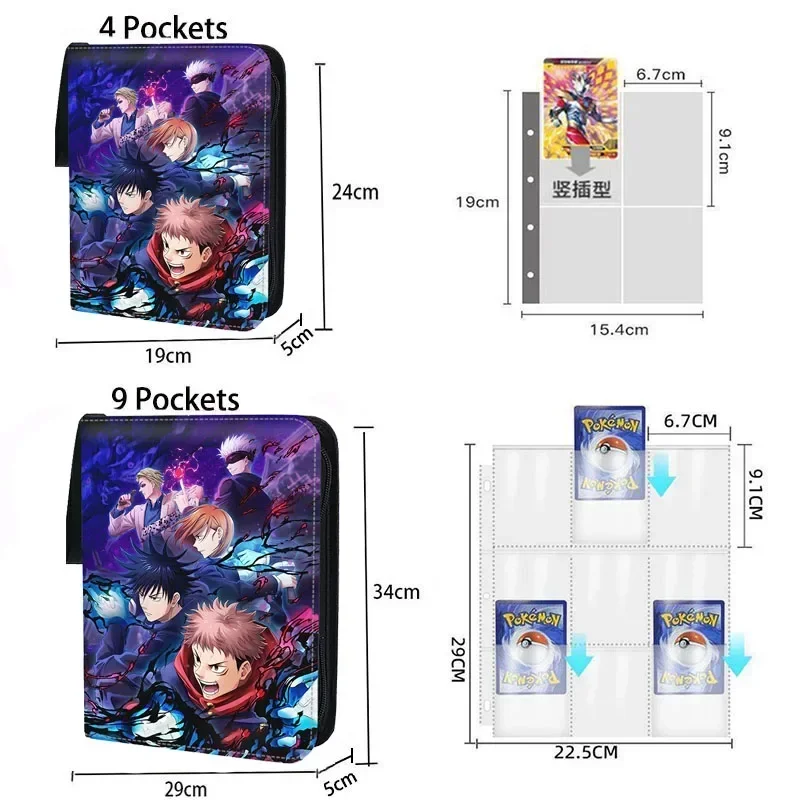 400/900Pcs 4/9 Pocket Anime On - огляд і ціна Kids Zipper Toys