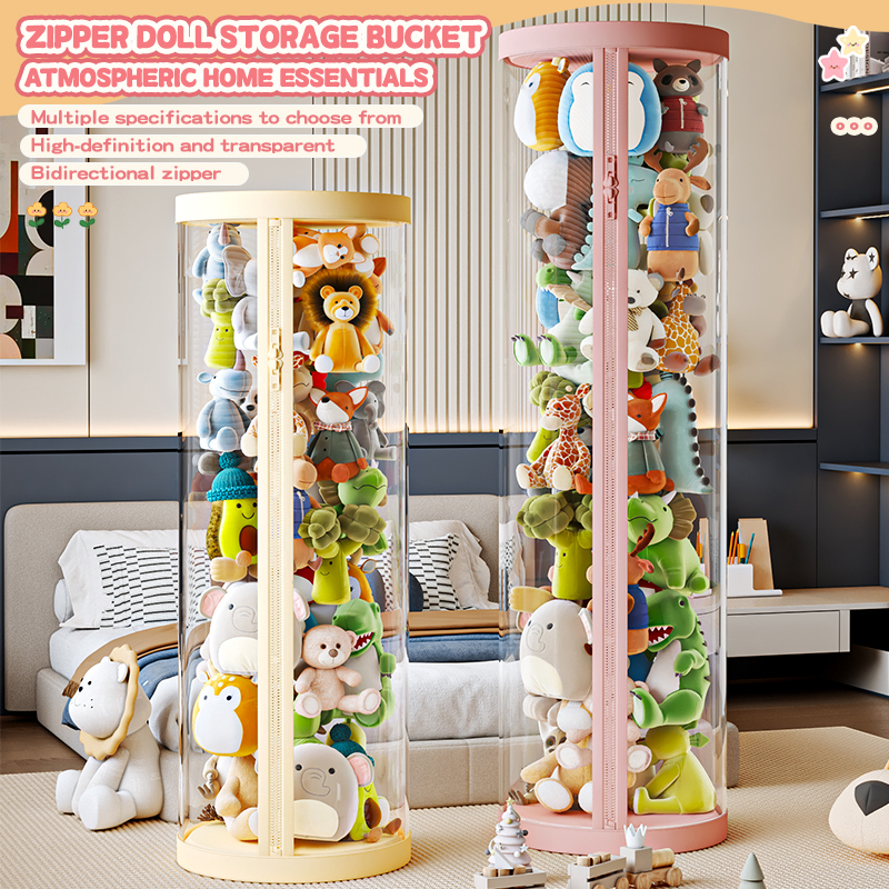 Transparent Plush Doll Storage - огляд і ціна Kids Zipper Toys