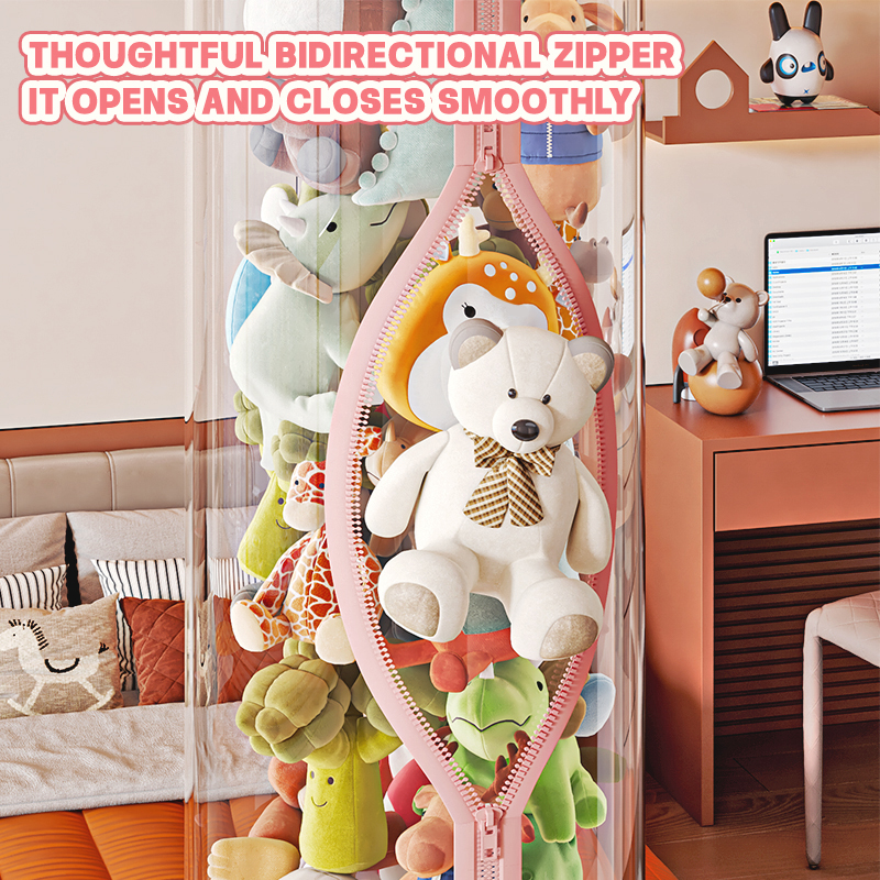 Transparent Plush Doll Storage - огляд і ціна Kids Zipper Toys