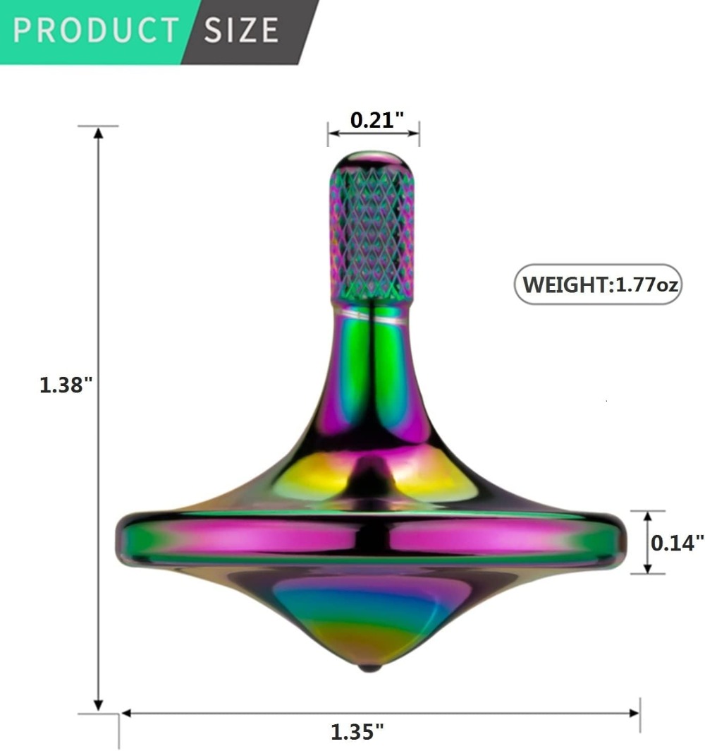 Precision Metal Spinning Top,  - огляд і ціна Spin Top Gyro Toy