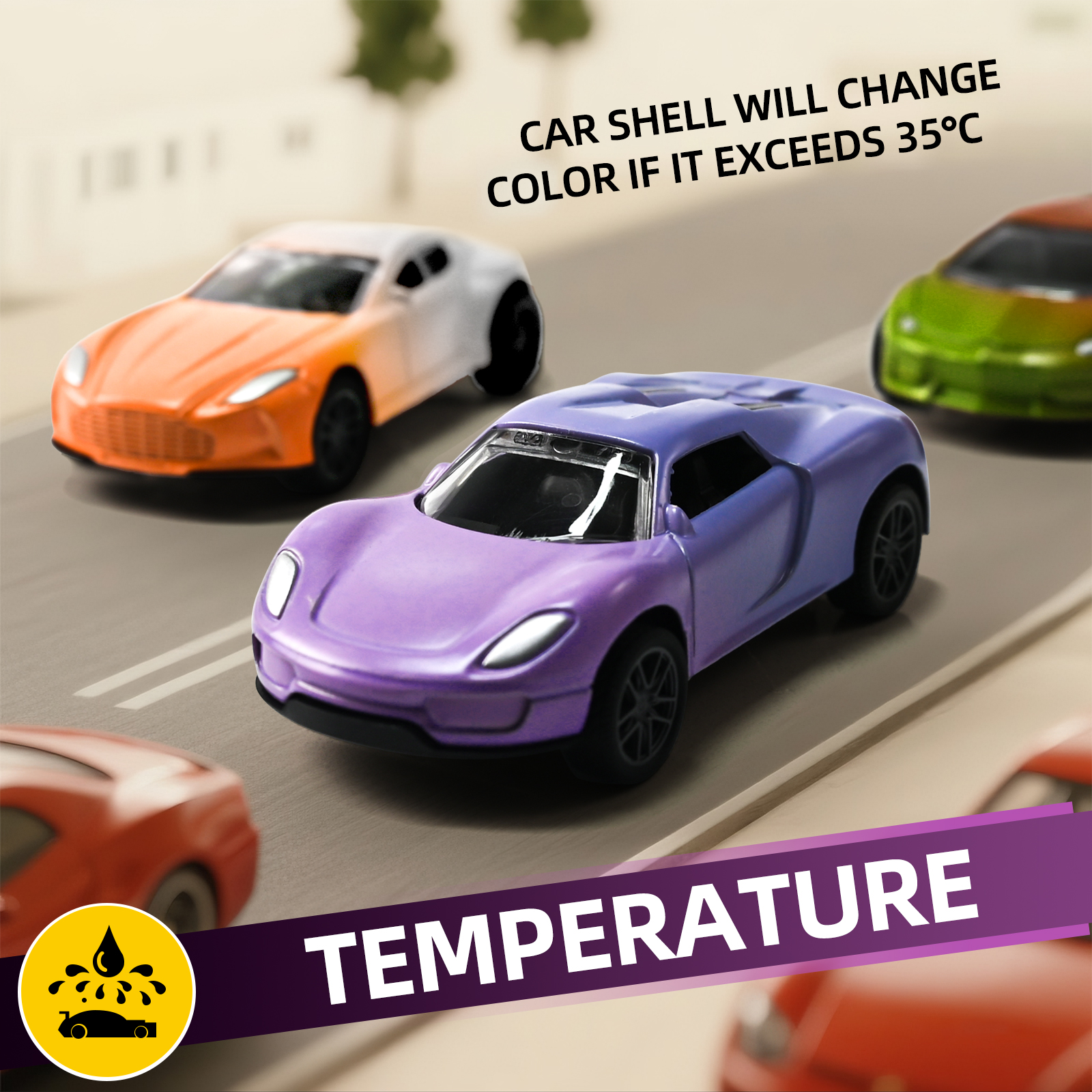1:64 Temperature Sensitive Col - огляд і ціна Kids Toys 3 Year Old