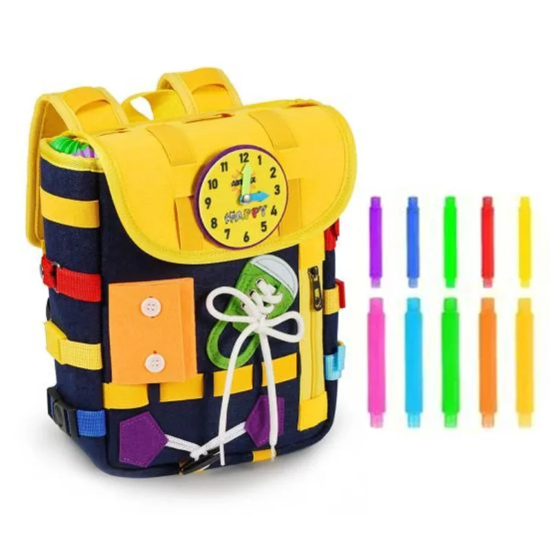 Montessori Felt Backpack for T - огляд і ціна Kids Zipper Toys
