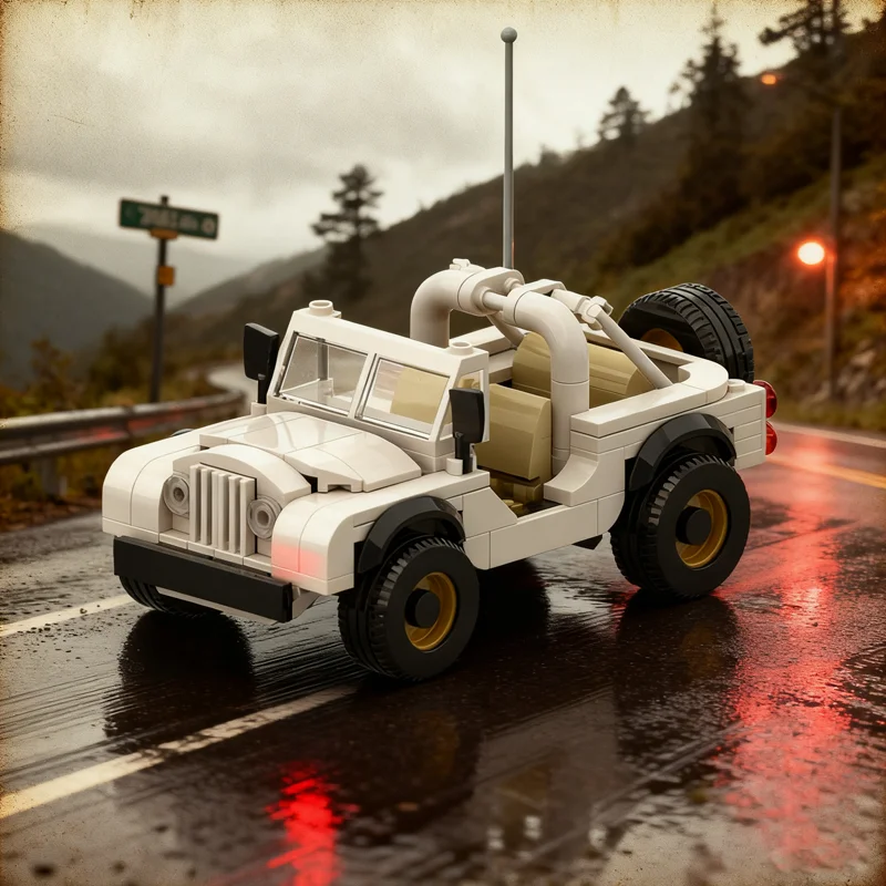 202pcs MOC Jeepped CJ 7 Daisy  - огляд і ціна Kids Toys Jeep