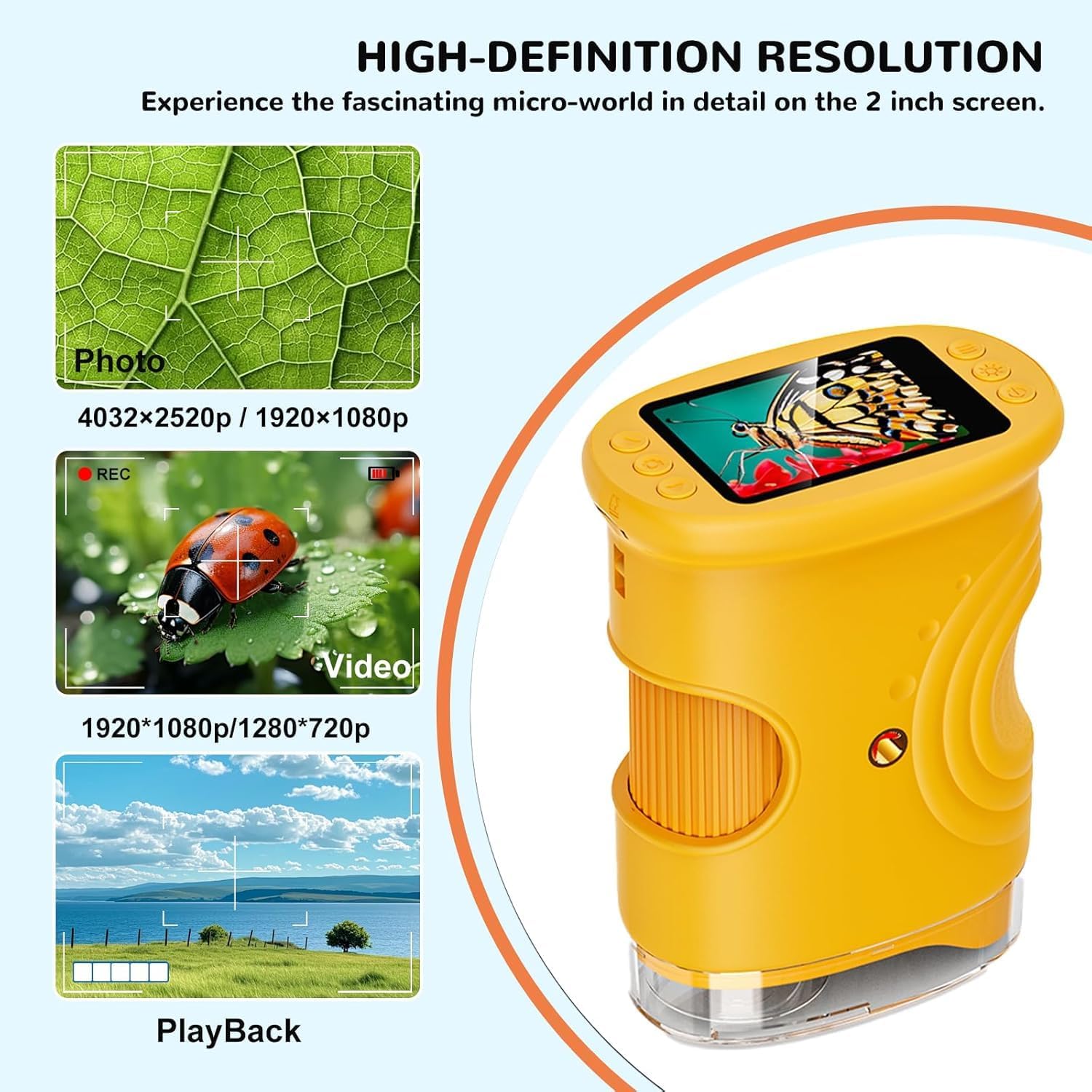 1000X Handheld Microscope for  - огляд і ціна Microscope Kids Science