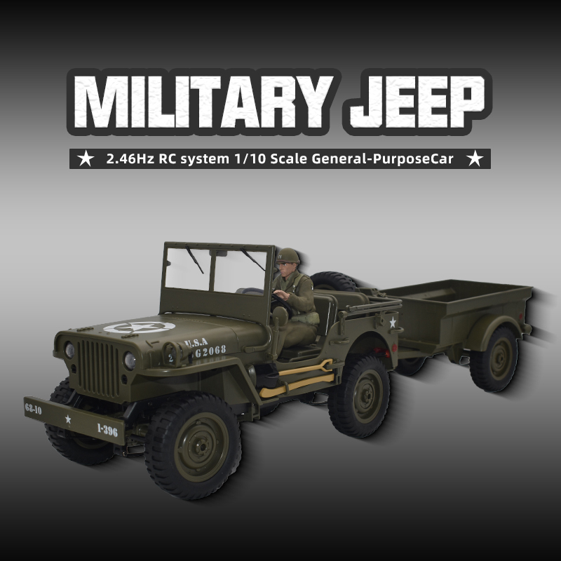JJRC C8815 Rc car 1941 JEEP WI - огляд і ціна Kids Toys Jeep