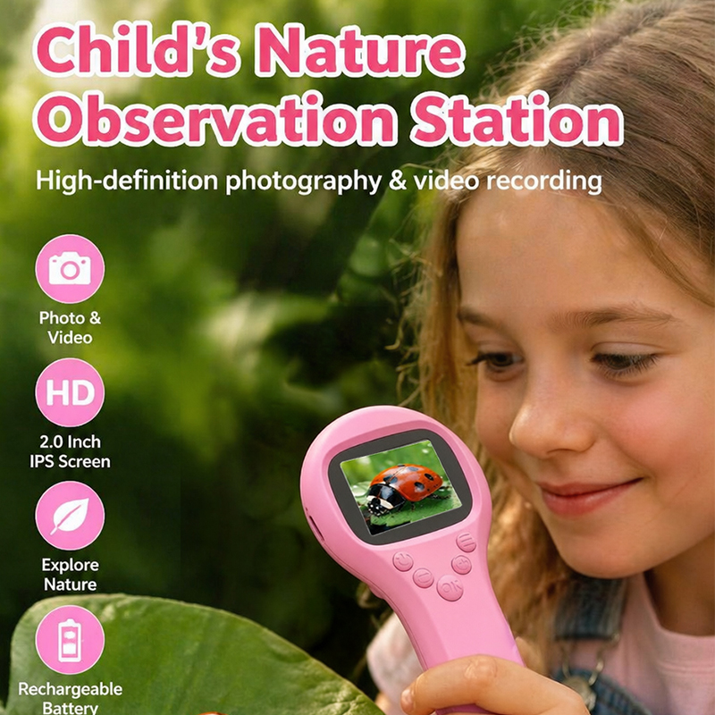 Handheld HD Digital Microscope - огляд і ціна Microscope Kids Science