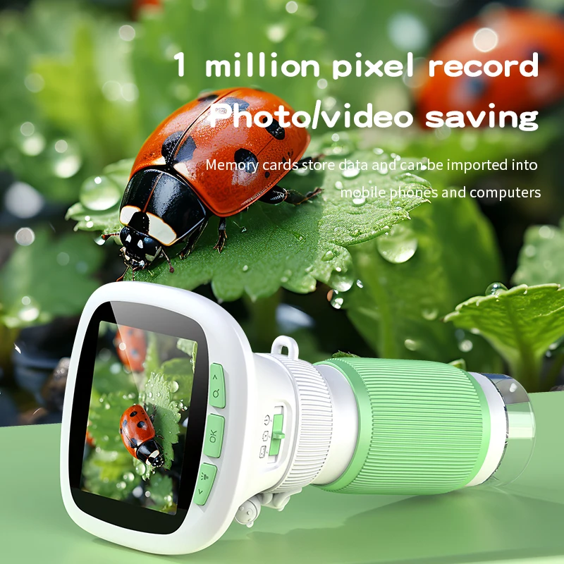 Kids Handheld Microscope with  - огляд і ціна Microscope Kids Science