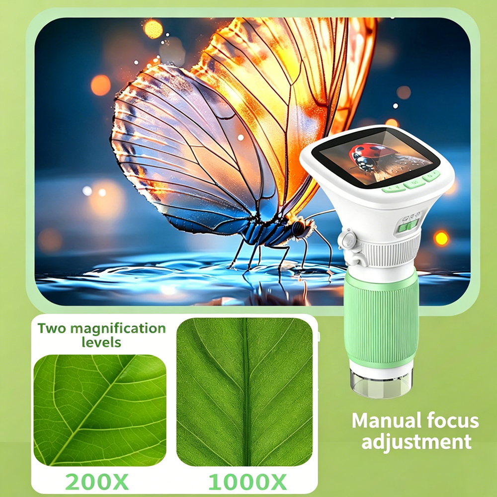 Kids Handheld Microscope with  - огляд і ціна Microscope Kids Science