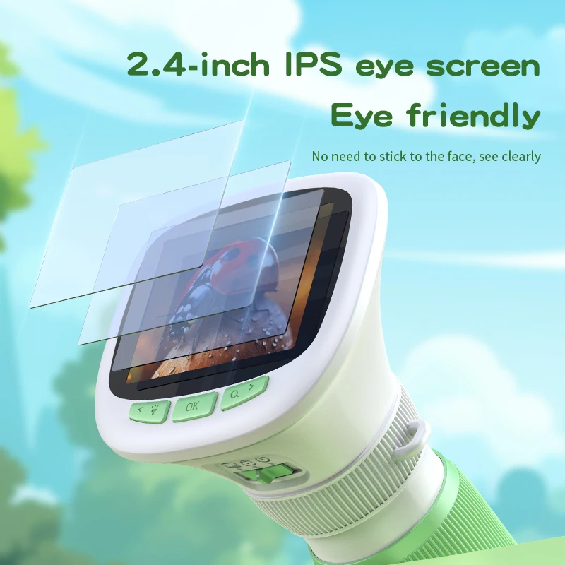 Kids Handheld Microscope with  - огляд і ціна Microscope Kids Science