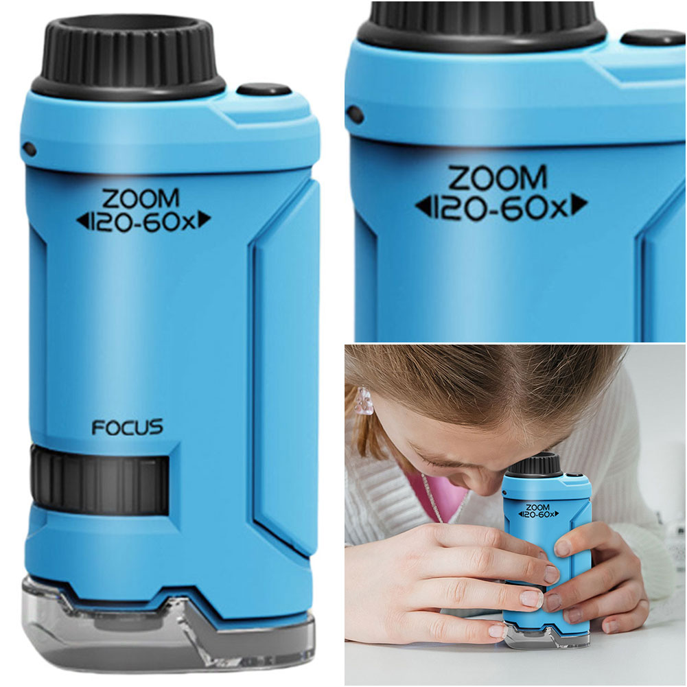 New 60x-120x Handheld Microsco - огляд і ціна Microscope Kids Science