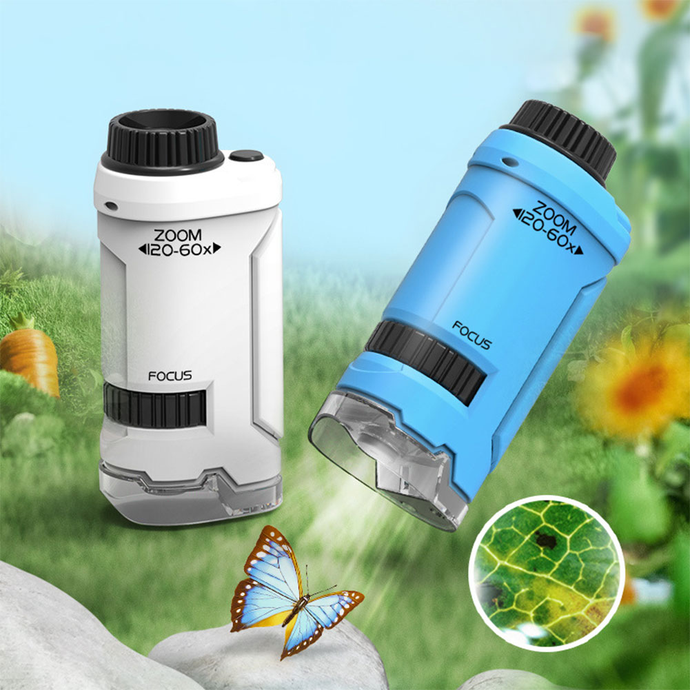 New 60x-120x Handheld Microsco - огляд і ціна Microscope Kids Science