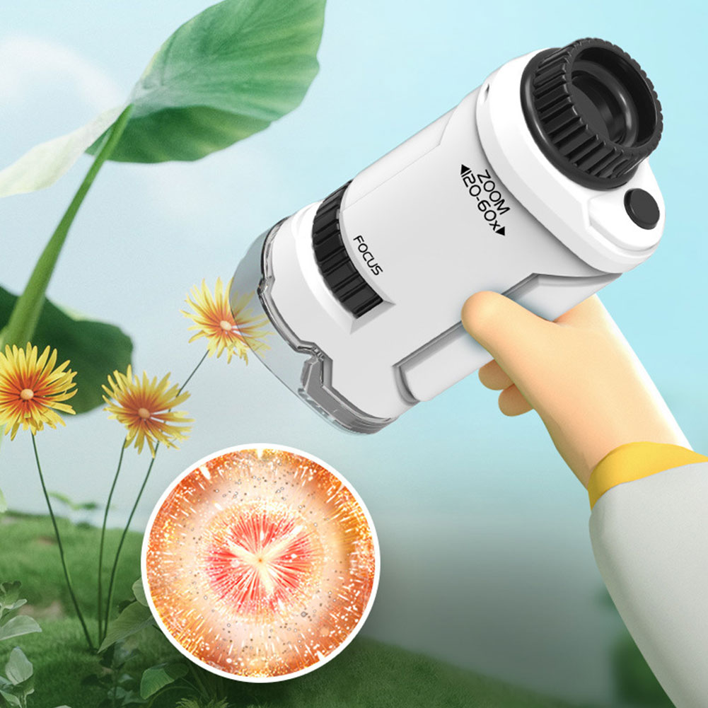 New 60x-120x Handheld Microsco - огляд і ціна Microscope Kids Science