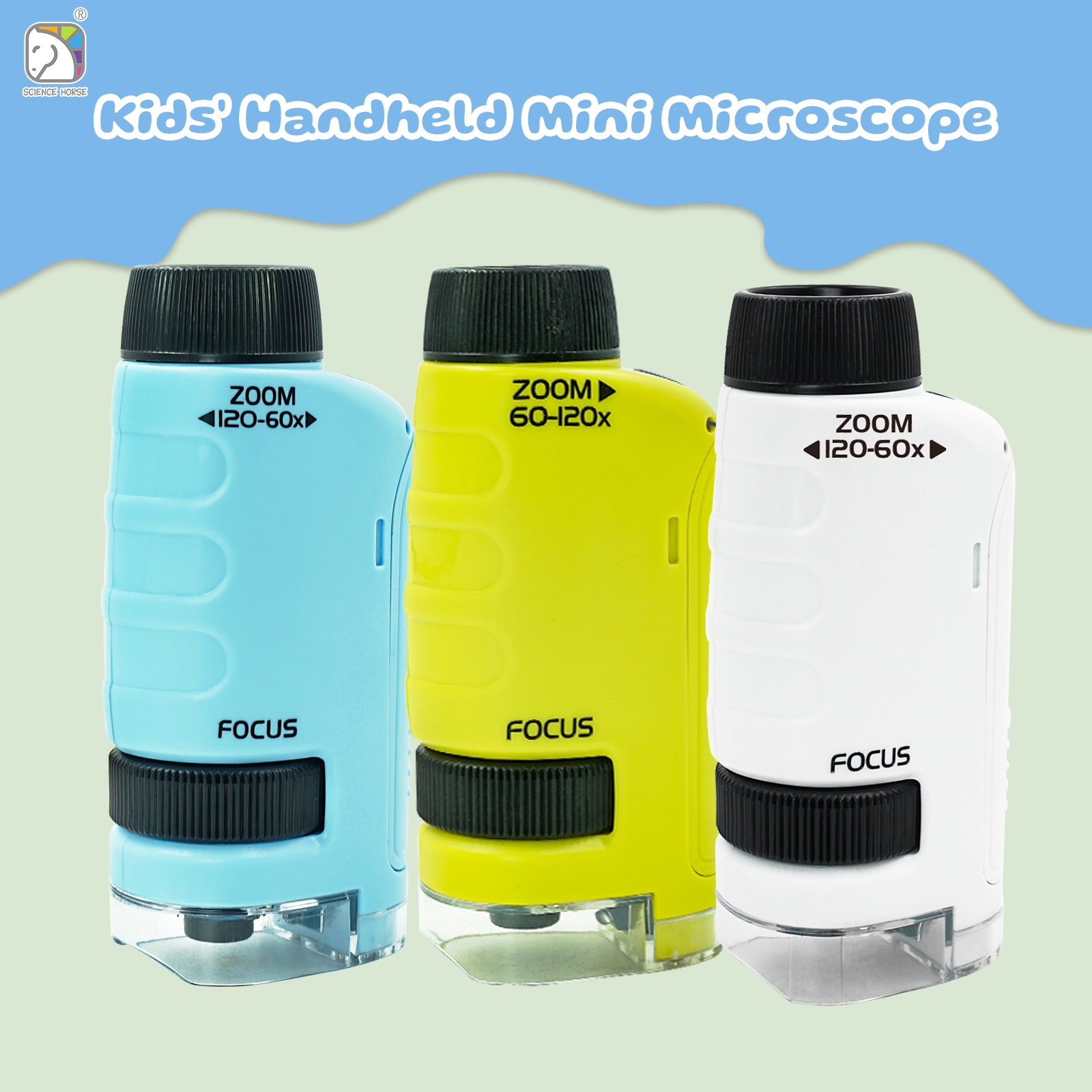 Portable 60x - 120x Handheld M - огляд і ціна Microscope Kids Science