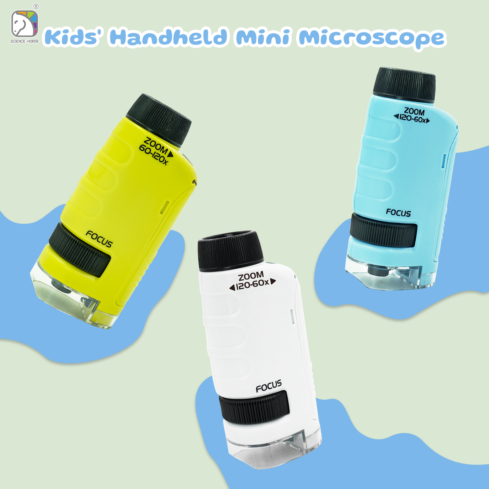 Portable 60x - 120x Handheld M - огляд і ціна Microscope Kids Science