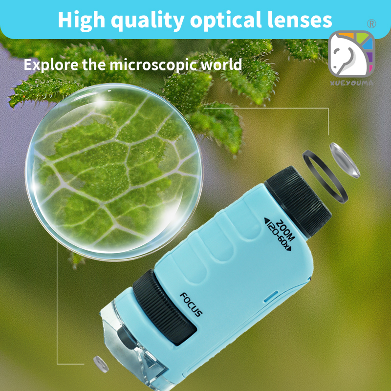 Portable 60x - 120x Handheld M - огляд і ціна Microscope Kids Science
