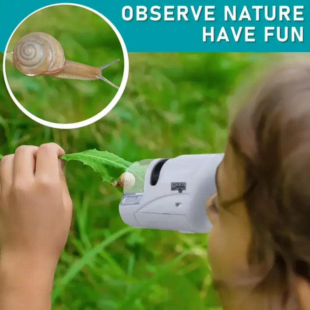 60-120x Lab Mini Pocket Micros - огляд і ціна Microscope Kids Science