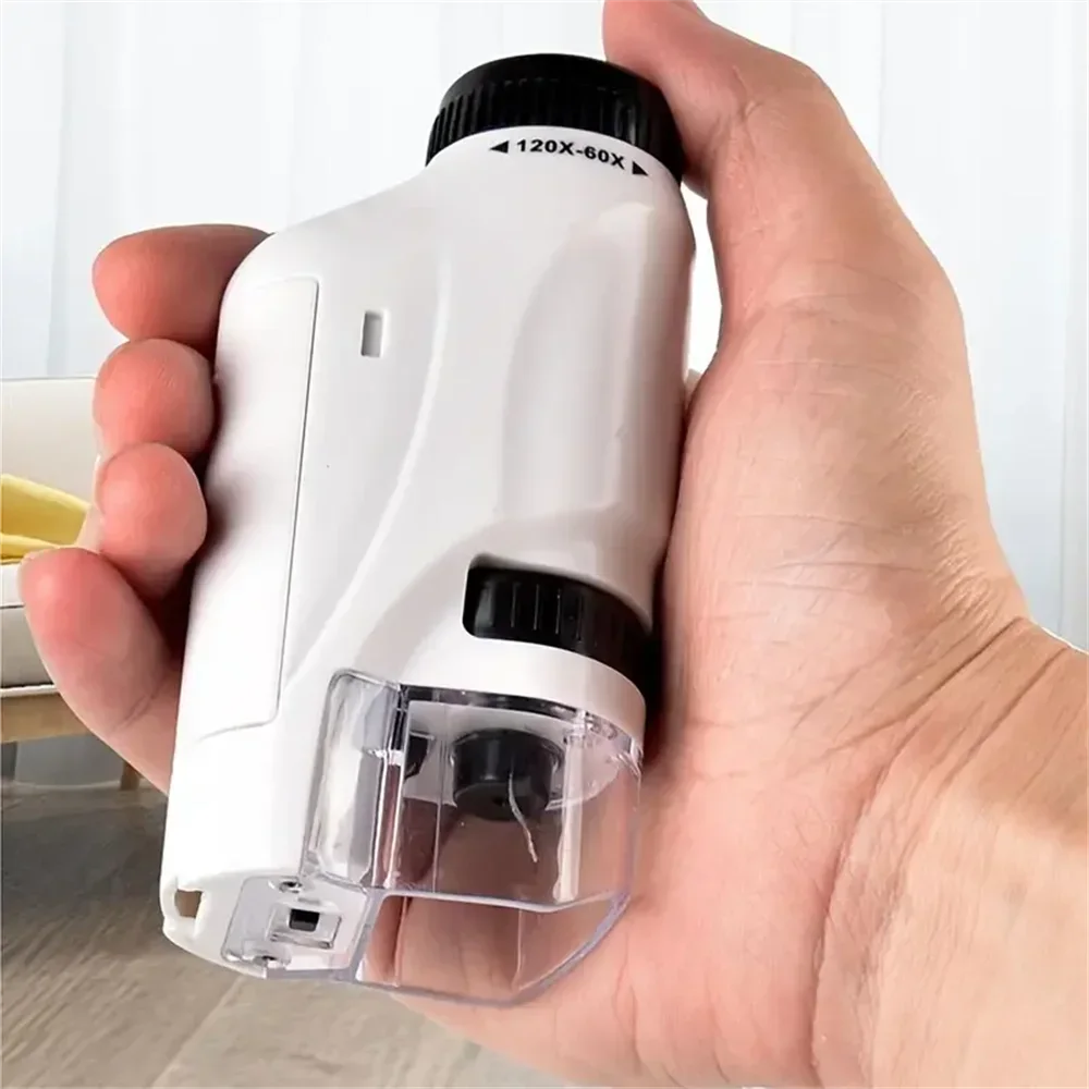 60-120x Lab Mini Pocket Micros - огляд і ціна Microscope Kids Science