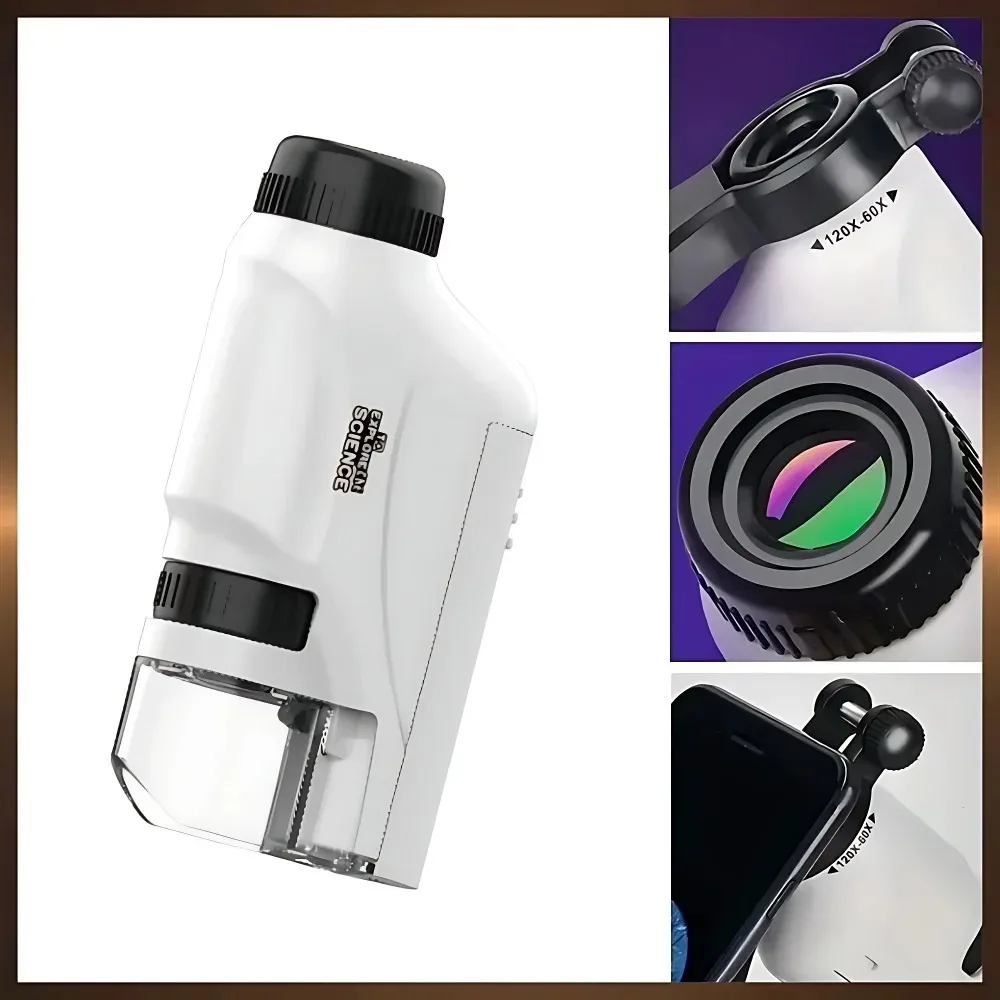 Microscope 60-120X Lab Handhel - огляд і ціна Microscope Kids Science