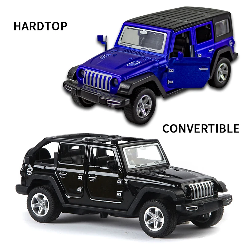 1:36 Alloy JEEPS Wrangler Car  - огляд і ціна Kids Toys Jeep