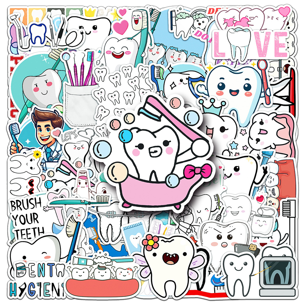 10/30/50pcs Cute Dental Tooth  - огляд і ціна Kids Toys Stores