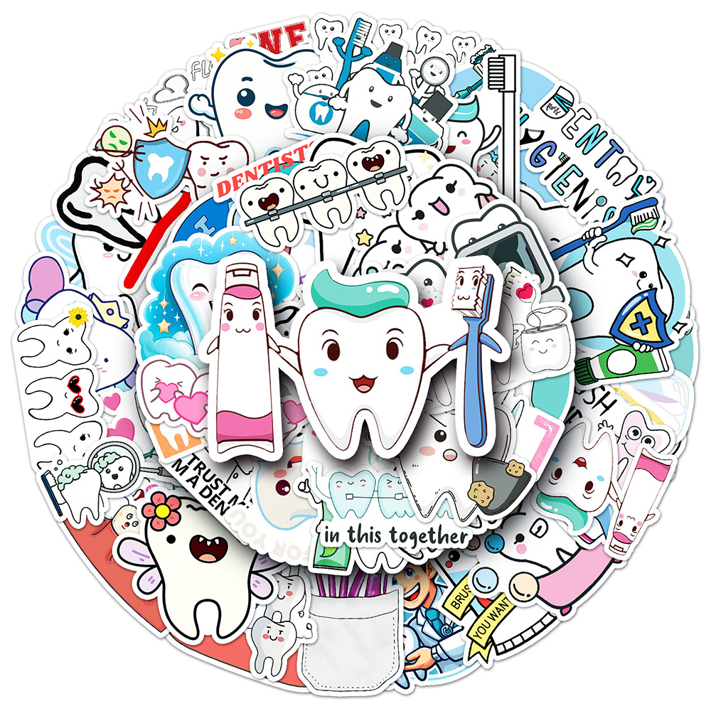 10/30/50pcs Cute Dental Tooth  - огляд і ціна Kids Toys Stores