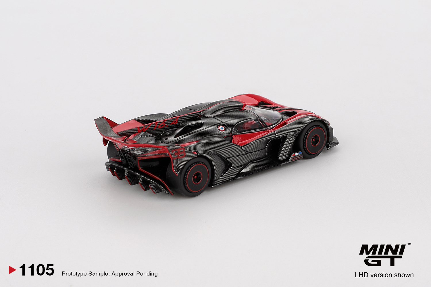 MINIGT 1/64 Bugatti Bolide Red - огляд і ціна Kids Y Toys