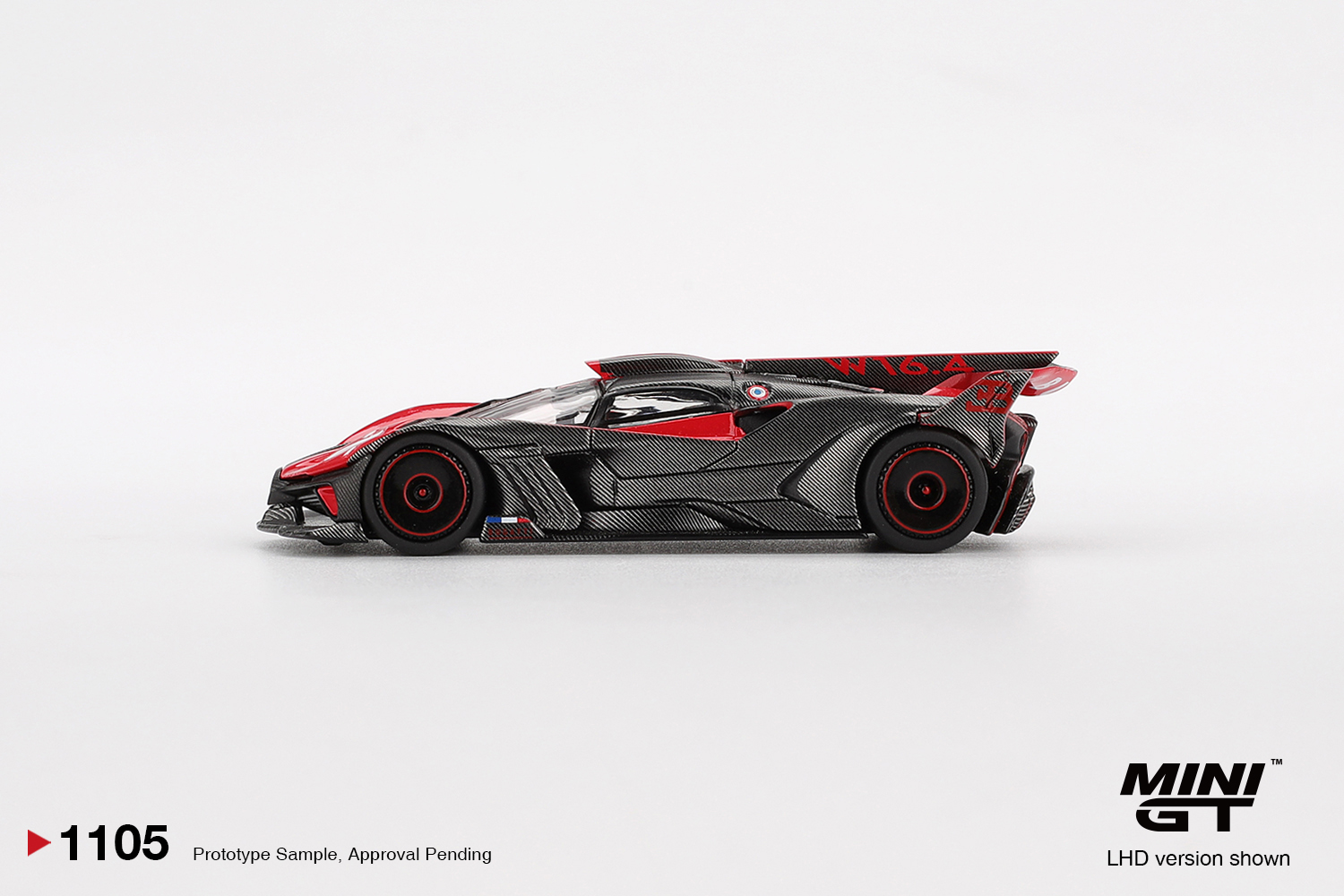 MINIGT 1/64 Bugatti Bolide Red - огляд і ціна Kids Y Toys
